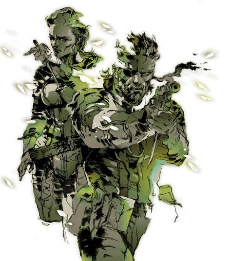 metal gear solid 3 box art|yoji shinkawa metal gear art.